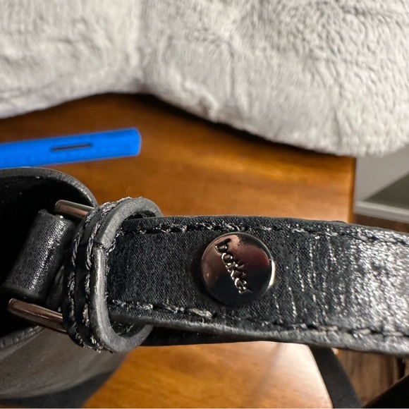 New Botkier Black Leather studded hobo tote with Botkier pouch - Picture 11 of 16